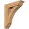 Ekena Millwork Thorton Traditional Smooth Bracket w/ Offset Brace, Western Red Cedar, 7 1/2"W x 28"D x 32"H BKT0806X28X32THR01SWR - alternate 1